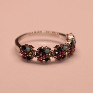 MULTI COLOR GEMSTONE RING !!